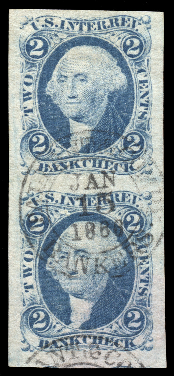 R66a $1 Conveyance, Used [1] **ANY 5=**  United States, Revenues Stamp /  HipStamp